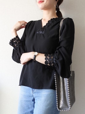 𝕐𝕌𝕂𝕚さん(レディース・160cm)の春コーディネート