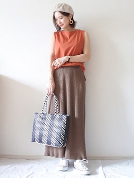 「CONVERSE（コンバース）のconverse（コンバース） ALL STAR OX（オールスターOX）（スニーカー）」を使った、 𝕐𝕌𝕂𝕚さん（レディース・160cm）の夏コーディネート