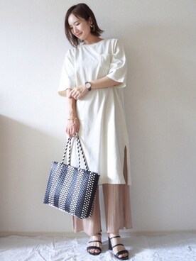 𝕐𝕌𝕂𝕚さん(レディース・160cm)の夏コーディネート