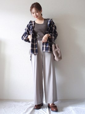  𝕐𝕌𝕂𝕚さん（レディース・160cm）の秋コーディネート