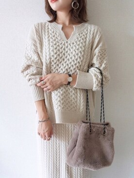  𝕐𝕌𝕂𝕚さん（レディース・160cm）の秋コーディネート