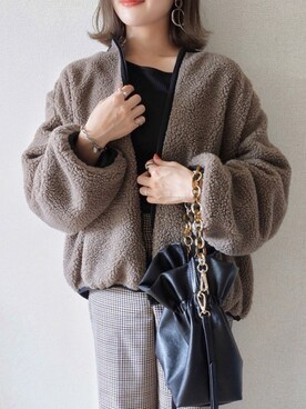  𝕐𝕌𝕂𝕚さん（レディース・160cm）の秋コーディネート