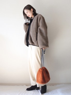  𝕐𝕌𝕂𝕚さん（レディース・160cm）の秋コーディネート