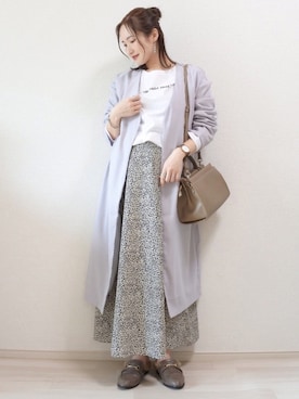 「ISS（イズ）のアイテム」を使った、 𝕐𝕌𝕂𝕚さん（レディース・160cm）の春コーディネート