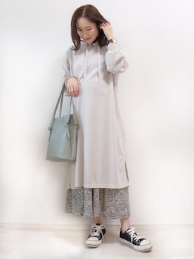  𝕐𝕌𝕂𝕚さん（レディース・160cm）の春コーディネート