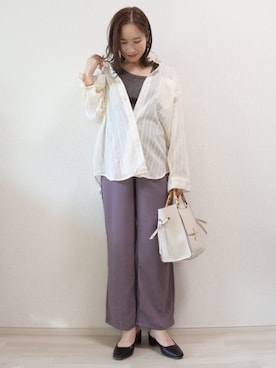  𝕐𝕌𝕂𝕚さん（レディース・160cm）の春コーディネート