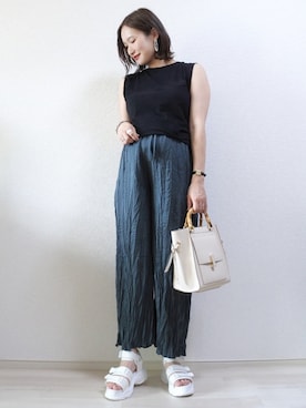  𝕐𝕌𝕂𝕚さん（レディース・160cm）の夏コーディネート