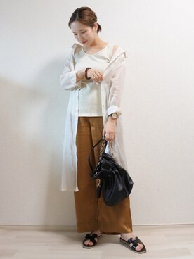  𝕐𝕌𝕂𝕚さん（レディース・160cm）の夏コーディネート