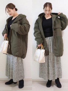 𝕐𝕌𝕂𝕚さん(レディース・160cm)の秋コーディネート