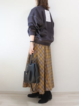  𝕐𝕌𝕂𝕚さん（レディース・160cm）の秋コーディネート