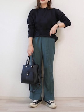 𝕐𝕌𝕂𝕚さん(レディース・160cm)の冬コーディネート