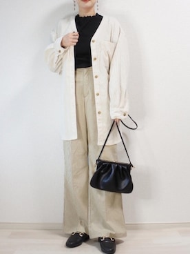  𝕐𝕌𝕂𝕚さん（レディース・160cm）の冬コーディネート