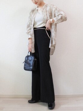  𝕐𝕌𝕂𝕚さん（レディース・160cm）の春コーディネート