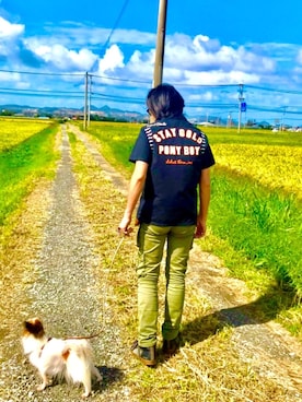 「STUDIO ORIBE（スタジオオリベ）のアイテム」を使った、romeohさん（メンズ・168cm）の秋コーディネート