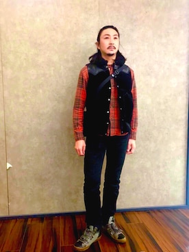 「ワコマリア」｜「アイテム（その他）」を使った、romeohさん（メンズ・168cm）の春コーディネート