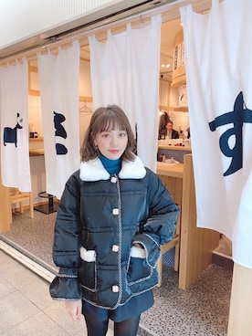 「H&M DIVIDED（エイチアンドエム　ディヴァイデッド）のアイテム（アクセサリー）」を使った、　YUMIさん（レディース・158cm）の冬コーディネート