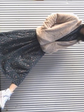 「アイラブCONVERSE」｜「アイテム（その他アウター）」を使った、ももさん（レディース・161cm）の秋コーディネート