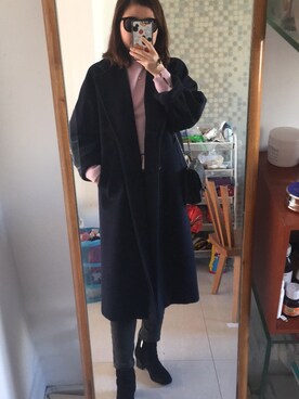 「S MAXMARA（エスマックスマーラ）のアイテム」を使った、猬猬1918さん（レディース・170cm）の秋コーディネート