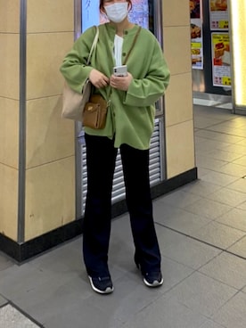 「chico_（チコ）のアイテム」を使った、あみさん（レディース・160cm）の冬コーディネート