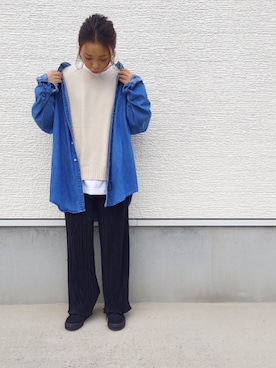 こなつさん（レディース・156cm）の秋コーディネート