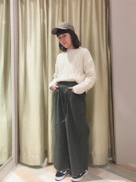 「グレンチェック」｜UOさん（レディース・162cm）の秋コーディネート
