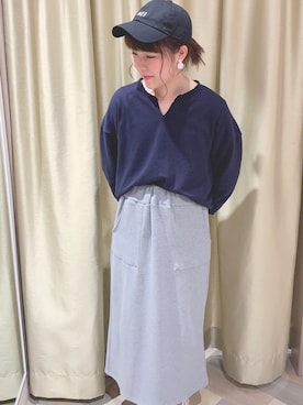 「ワッフル」｜UOさん（レディース・162cm）の春コーディネート