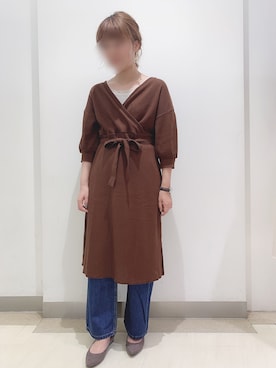 「ワッフル」｜「アイテム（アンダーウェア）」を使った、UOさん（レディース・162cm）の夏コーディネート