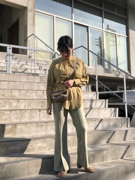 「レースカラー」｜umi_lemageさん（レディース・161cm）の春コーディネート