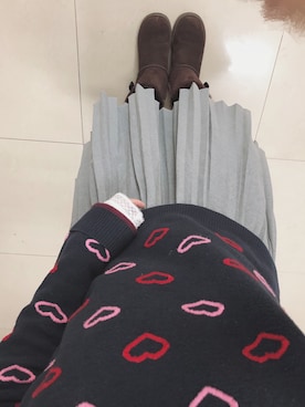 「UGG（アグ）のアイテム（ブーティ）」を使った、shirleyさん（レディース・150cm）の冬コーディネート