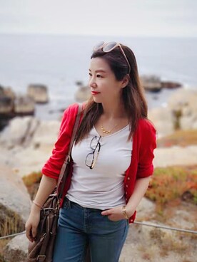 「RABEANCO（ラビアンコ）のアイテム」を使った、say-it-babyさん（レディース・156cm）の夏コーディネート