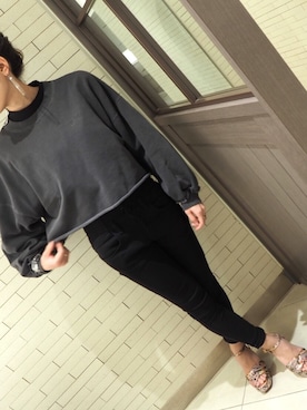 「アイテム（バングル/リストバンド）」を使った、柚さん（レディース・153cm・20代）の冬コーディネート