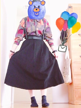 「花見」｜「アイテム（腕時計）」を使った、ちゃみさん（レディース・163cm）の春コーディネート