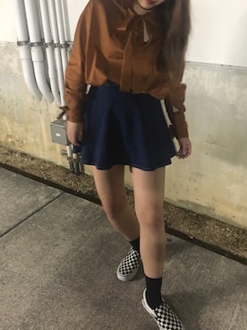 「アイテム（スリッポン、その他）」を使った、Jangmiさん（レディース・160cm）の夏コーディネート