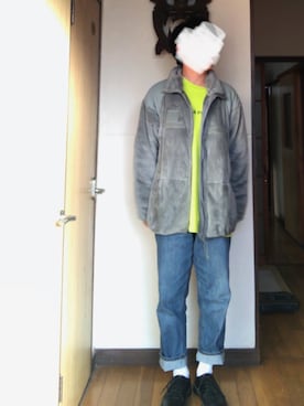 「軍物」｜「アイテム（その他アウター）」を使った、こーすけさん（メンズ・167cm）の秋コーディネート