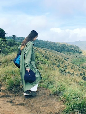 「travel」｜「アイテム（ワンピース）」を使った、りラ🇹🇼さん（レディース・160cm）の春コーディネート