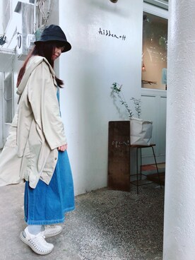 「丹寧」｜りラ🇹🇼さん（レディース・160cm）の秋コーディネート