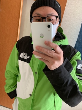 「Supreme x The North Face」｜「アイテム（その他アウター）」を使った、虎@たろうさん（メンズ・162cm）の秋コーディネート