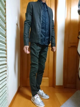 「DOLCE&GABBANA（ドルチェアンドガッバーナ）のアイテム（ブルゾン）」を使った、オッサンさん（メンズ・177cm）の秋コーディネート