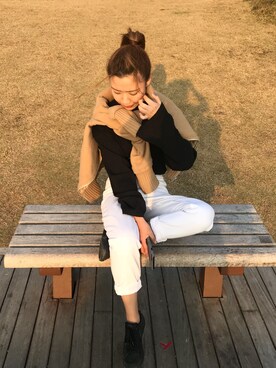 「blazer」｜rachel suenさん（レディース・163cm・20代）の冬コーディネート
