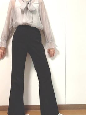 「RETRO GIRL（レトロガール）のアイテム（財布/小物）」を使った、fukukuruさん（レディース・160cm）の秋コーディネート