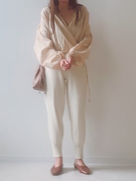 「Bab Bou Jeloud（バブブージュルード）のアイテム」を使った、Ayaさん（レディース・157cm）の春コーディネート