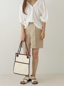 「Bab（バブ）のアイテム（サンダル）」を使った、Ayaさん（レディース・157cm）の夏コーディネート