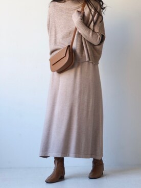 「Bab（バブ）のアイテム」を使った、Ayaさん（レディース・157cm）の冬コーディネート