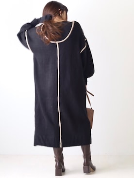 「Bab（バブ）のアイテム」を使った、Ayaさん（レディース・157cm）の冬コーディネート