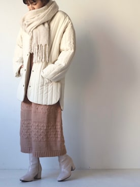 「Bab（バブ）のアイテム」を使った、Ayaさん（レディース・157cm）の冬コーディネート