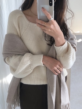 Ayaさん（レディース・157cm）の冬コーディネート