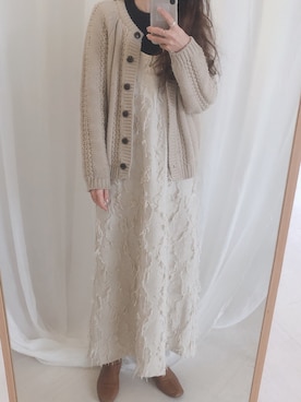 「Bab（バブ）のアイテム」を使った、Ayaさん（レディース・157cm）の冬コーディネート