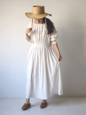 「Bab（バブ）のアイテム（ワンピース/ドレス）」を使った、Ayaさん（レディース・157cm）の春コーディネート