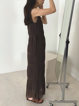 「Bab（バブ）のアイテム（サンダル）」を使った、Ayaさん（レディース・157cm）の春コーディネート