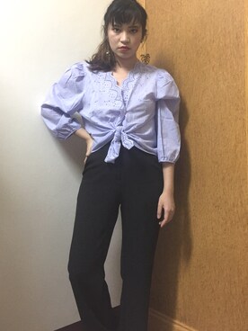 「PAZZO」｜「アイテム（アクセサリー）」を使った、Ophéliaさん（レディース・157cm）の夏コーディネート